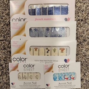 Holiday Color Street Full and Accent Sets